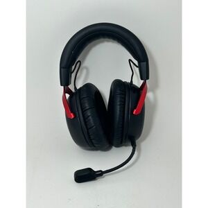 HyperX Cloud II Wireless Gaming Headset Black Red Over Ear Detachable Mic